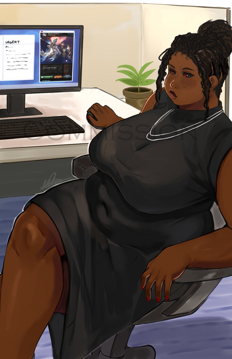 Boss makes a dollar I make a dime thats why I play Granblue Fantasy on company time