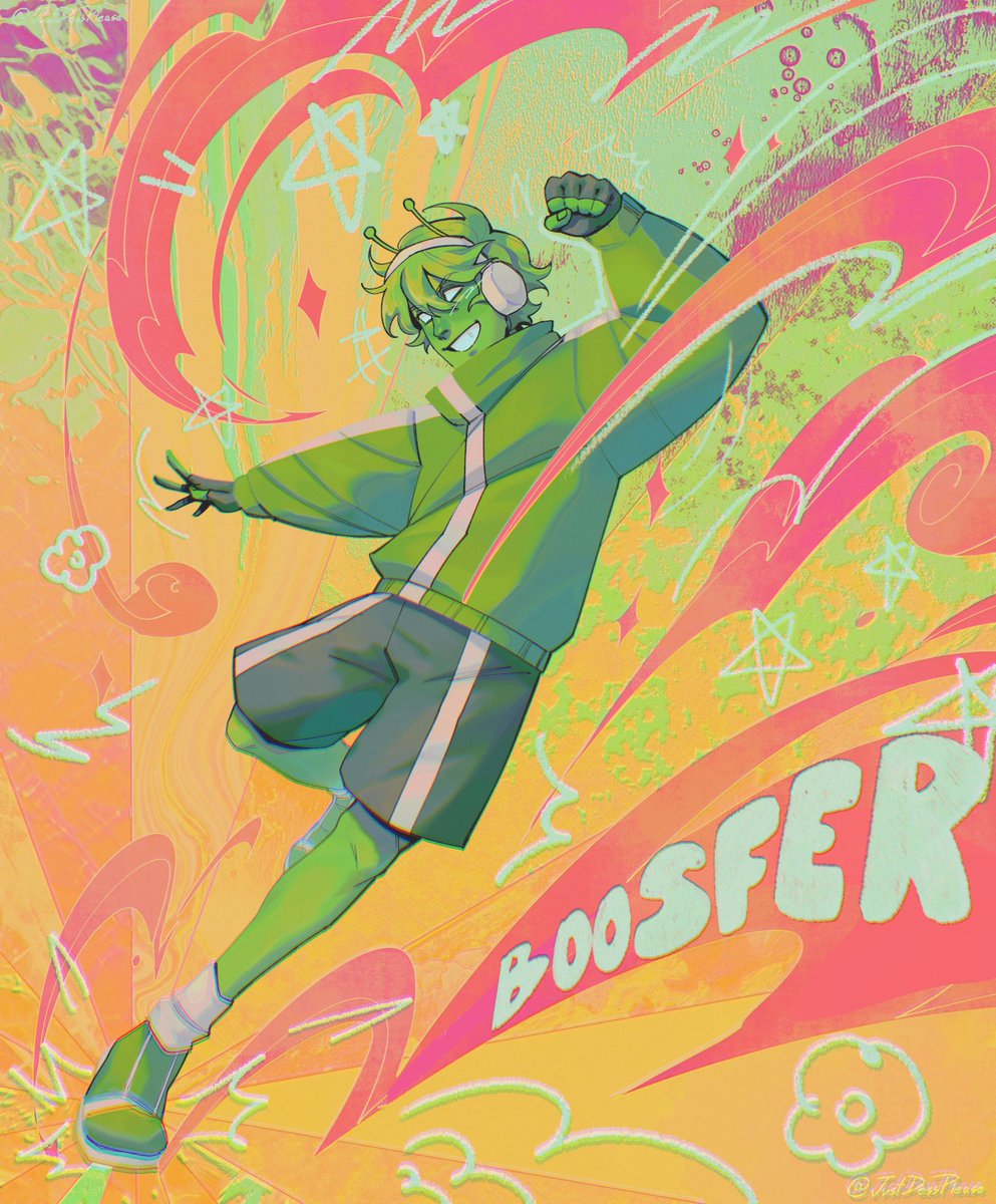 im not sure how but now i wake up and the first thing i watch is boosfer (crashing out probably)

anyway life is great n stuff
#boosferfanart