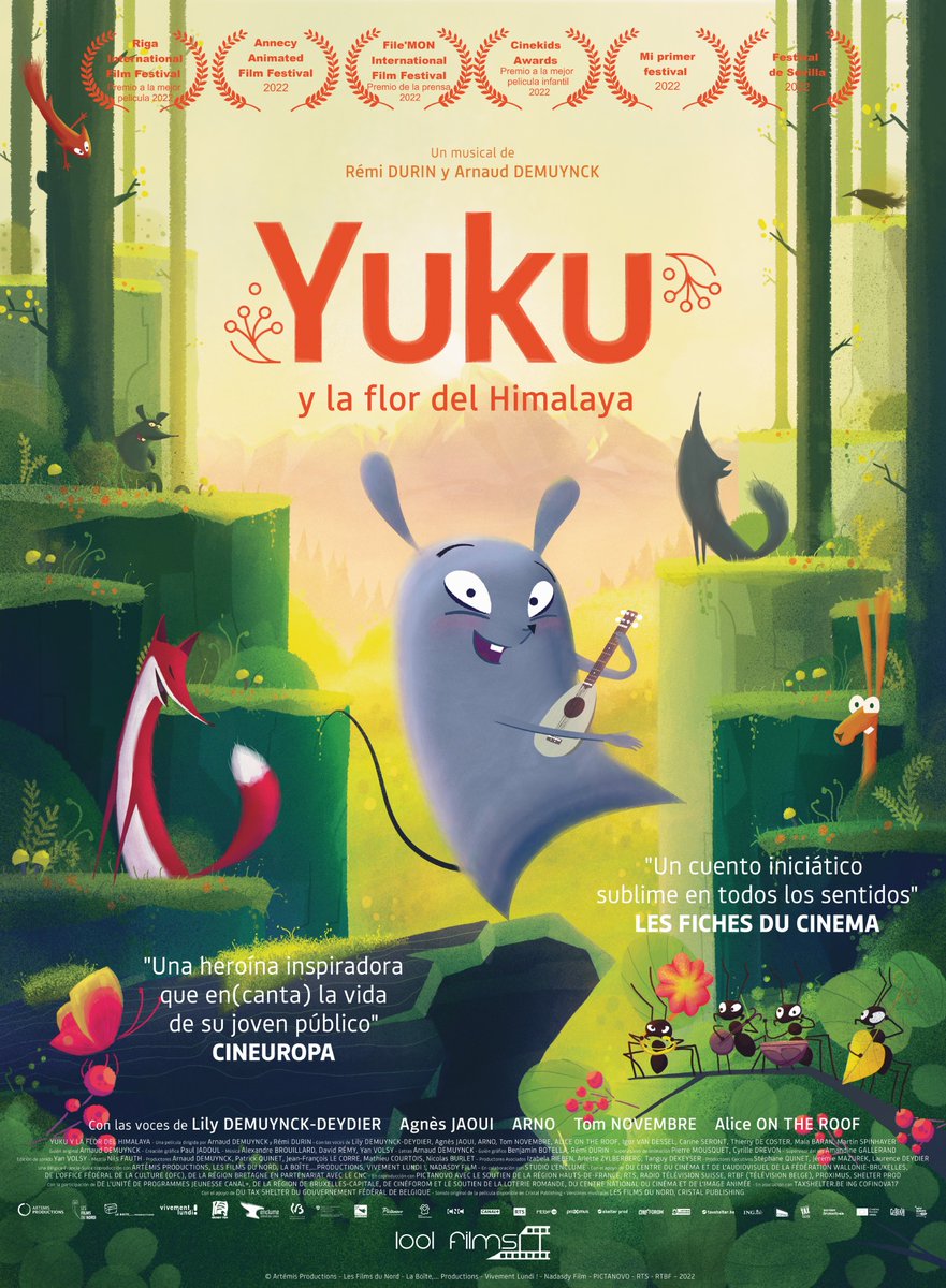 🎥🎻Hoy se estrena "Yuku y la flor del Himalaya"

A través de un viaje iniciático que dispara una tierna historia de amor y aventura, esta película contiene ternura y emoción, sin caer en lugares comunes

📍En <a href="/CinetecaMexico/">Cineteca Nacional</a> Xoco y CNA, <a href="/FilmotecaUNAM/">Filmoteca UNAM</a> Chopo y CCU, <a href="/CasadelCineMx/">La Casa del Cine MX</a>