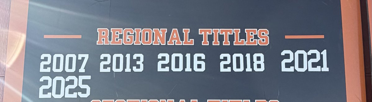 The board has been updated. 
2025 Regional Champs!  Great season fellas!