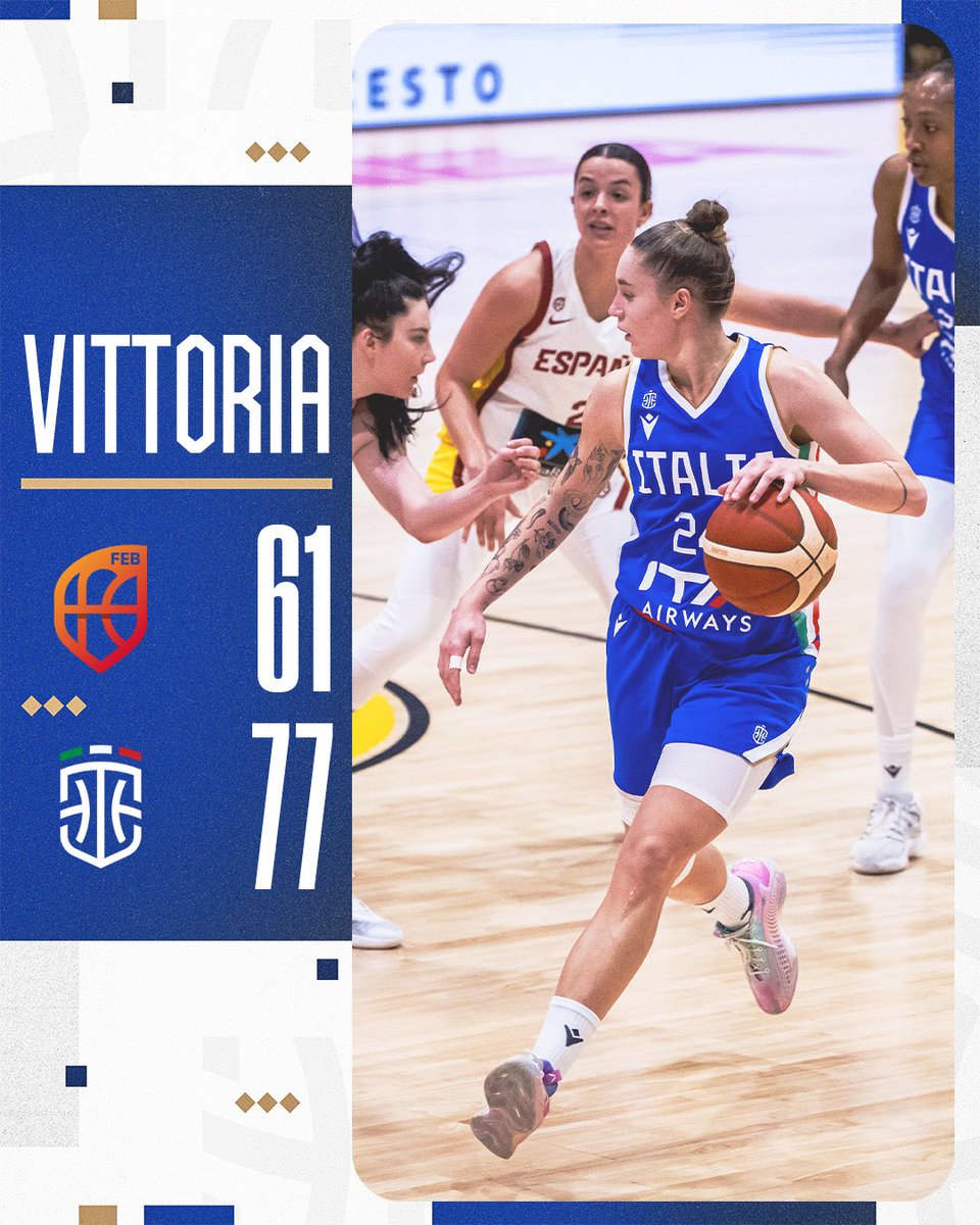 Ci sono voluti 24 anni ma è successo: battuta la Spagna! 🔥

#Italbasket