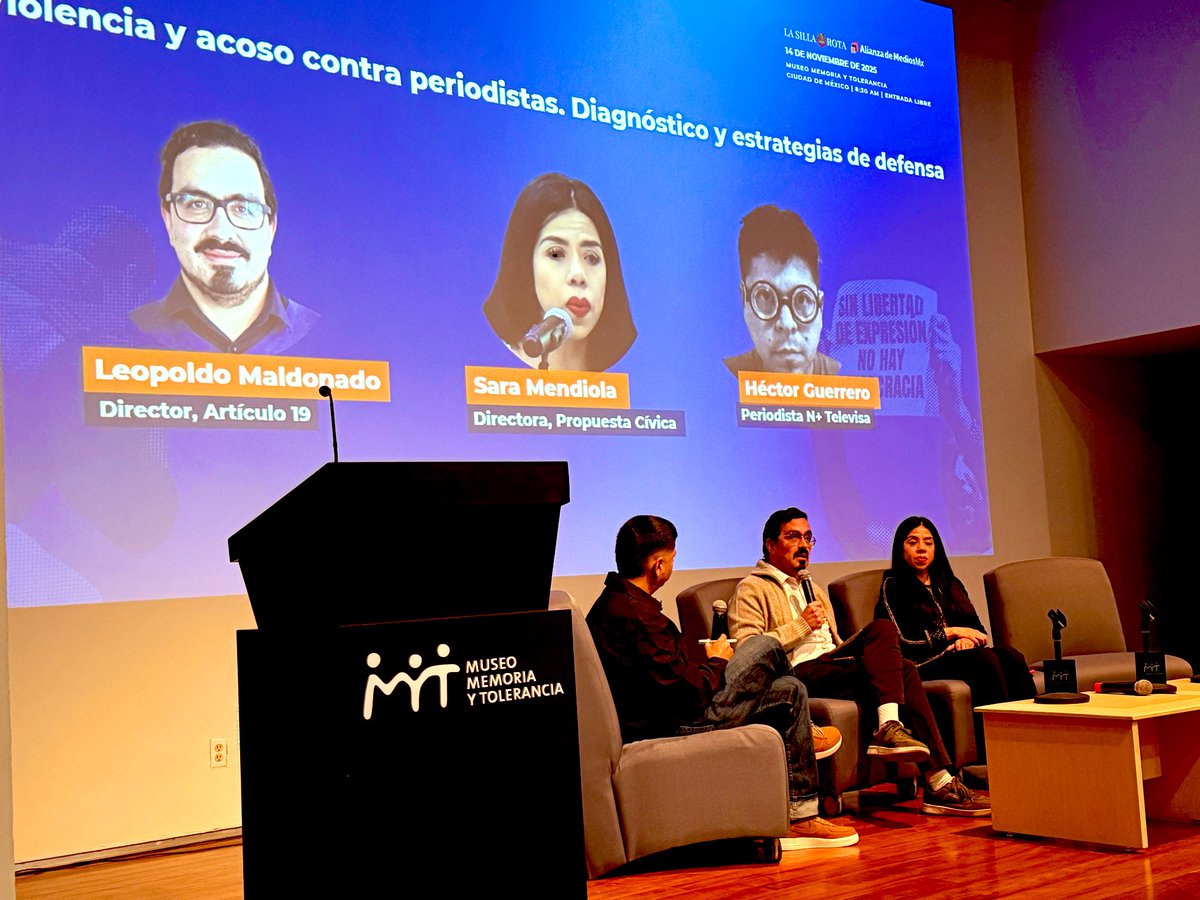México entre los 3 países más peligrosos de la región para ejercer el periodismo con un crecimiento acelerado de zonas de silencio e impunidad desde fiscalías y poderes locales: Artículo 19 y Propuesta Cívica, Coloquio Periodismo, Libertad y Democracia <a href="/article19mxca/">ARTICLE 19 México y Centroamérica</a>