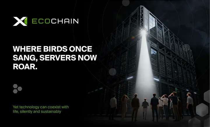ridwan_bus8901's tweet image. Where birds once sang, servers now roar.
A stark reality, but it doesn&apos;t have to be this way. @X1_EcoChain is proving that technology can coexist with life, silently and sustainably. Let&apos;s reclaim the silence, powered by green innovation. 🌿
#X1EcoChain #SustainableTech