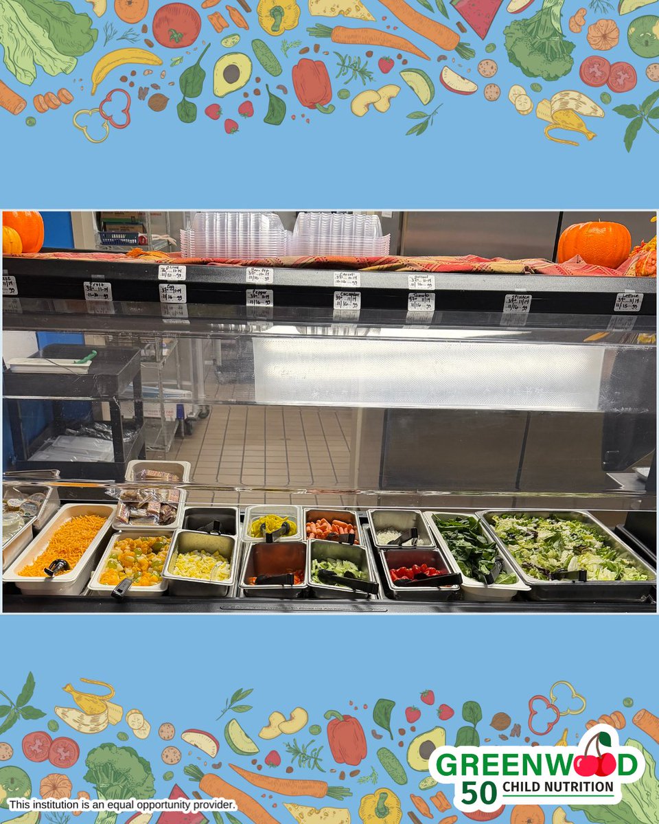 Salad bar at Dr. Benjamin E. Mays Elementary School was looking fresh and fabulous today! 🥗 ✨ Veggies and fruit galore, giving our students tons of healthy choices to power their day. 🍅 🥕 🍎

📸 Jeannie Britt  

@gwd50schools #weareD50 #Greenwoodsc #GreenwoodSouthCarolina