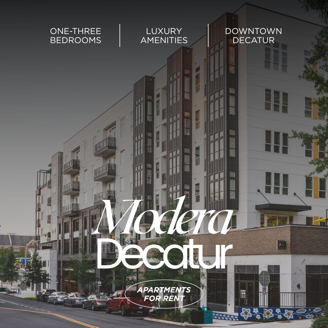 ModeraDecatur's tweet image. Discover luxury living at Modera Decatur 🏡✨ Right in the heart of downtown Decatur! Walk to MARTA, restaurants, &amp;amp; shops. Ready to find your next home? Schedule a tour today! #Decatur #LuxuryLiving #Apartment