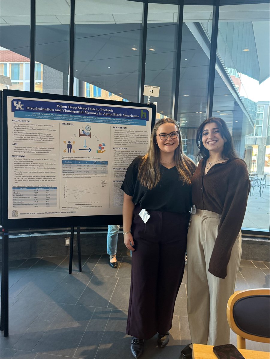 hamplab's tweet image. Our laboratory was well represented at the University of Kentucky Neuroscience Clinical-Translational Research Symposium, held on November 6–7, 2025.