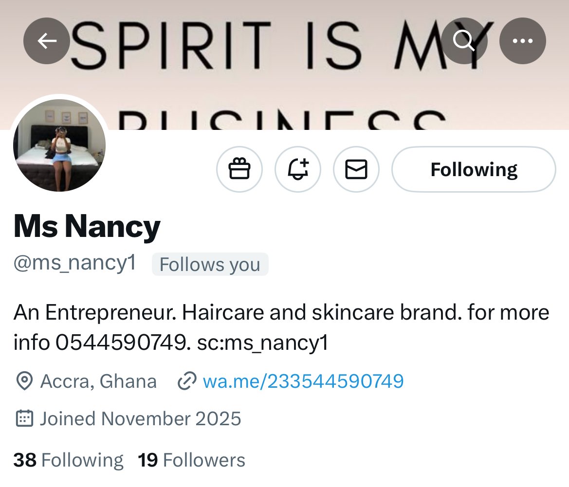 quame_age's tweet photo. Birthday Shoutouts with Ayeduase!

I need 100 people to follow this account @ms_nancy1 for me. https://t.co/hVsb27E5WI