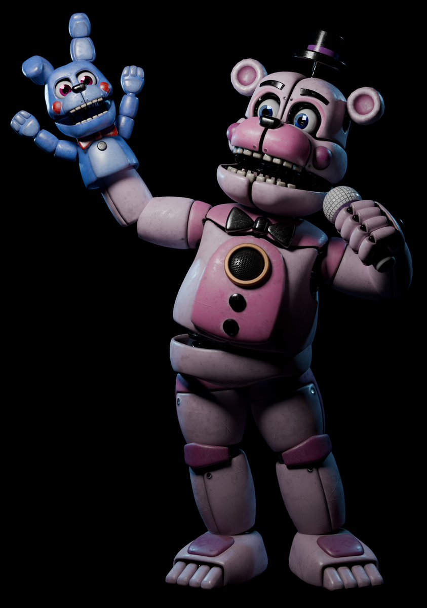 EXG1983's tweet image. Retextured Funtime Freddy. Should I release it chat?
-
Retex by me
-
Renders by me 
-
#FNAF #blender3d #b3d