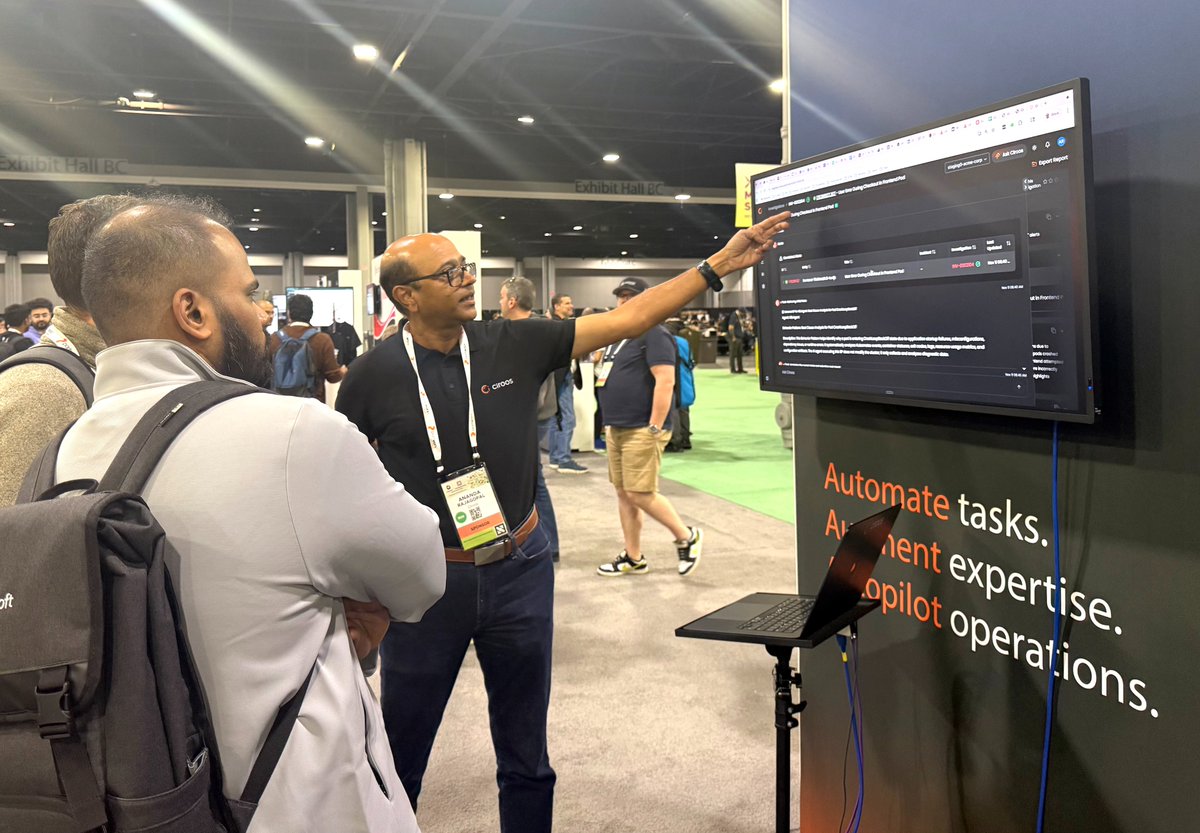 ⚡ That’s a wrap on KubeCon + CloudNativeCon 2025. What an exceptional week in Atlanta!

Thank you to everyone who visited the Ciroos booth— we had an incredible experience discussing how AI is redefining modern reliability engineering. From technical deep dives to strategic