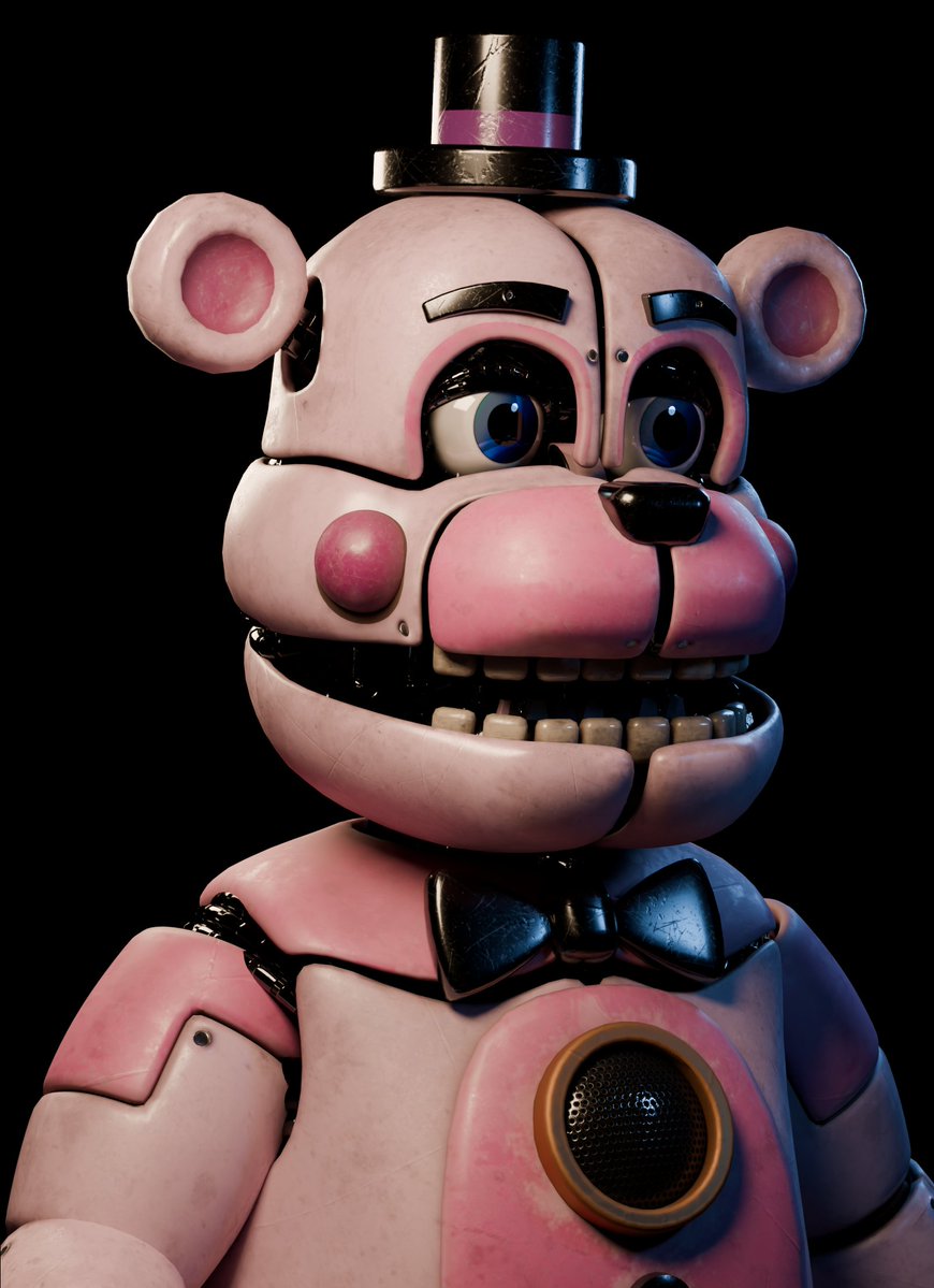 EXG1983's tweet image. Retextured Funtime Freddy. Should I release it chat?
-
Retex by me
-
Renders by me 
-
#FNAF #blender3d #b3d