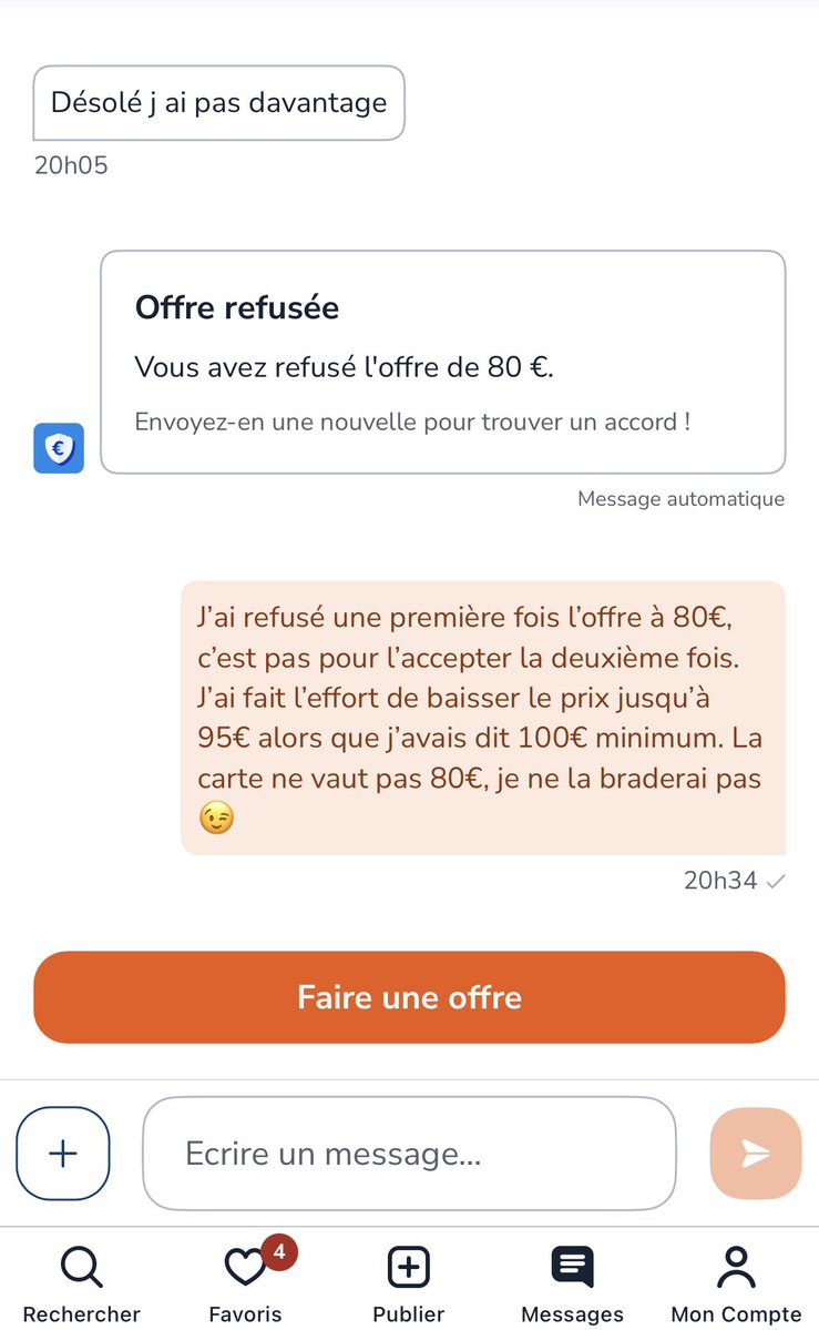 jerem__me's tweet image. Les gens sont trop à l’aise, je vends une carte Pokémon qui vaut minimum 100€ et le mec ose faire deux fois la même offre à un prix très bas.. Allez pigeonner d’autres gens si vous voulez mais pas moi.