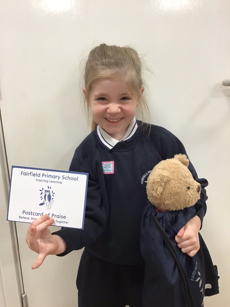 Well done to our very happy Values Victor. Enjoy your weekend with Everywhere Bear 🌟