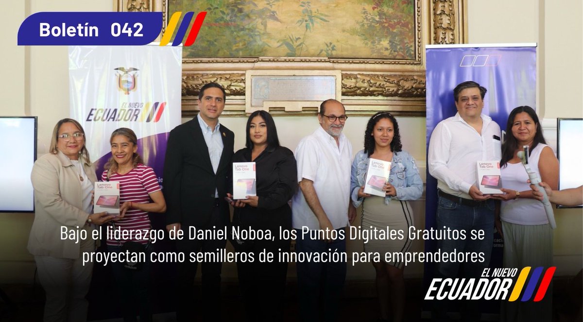 PDGGuayquichuma's tweet image. Seguimos construyendo oportunidades con tecnología e innovación. 💯
Emprendedores fueron reconocidos por su participación en el programa EmpoderaTech, impulsado desde los Puntos Digitales Gratuitos. 💻

Conoce más detalles en nuestro boletín 👉 goo.su/tYbLAy