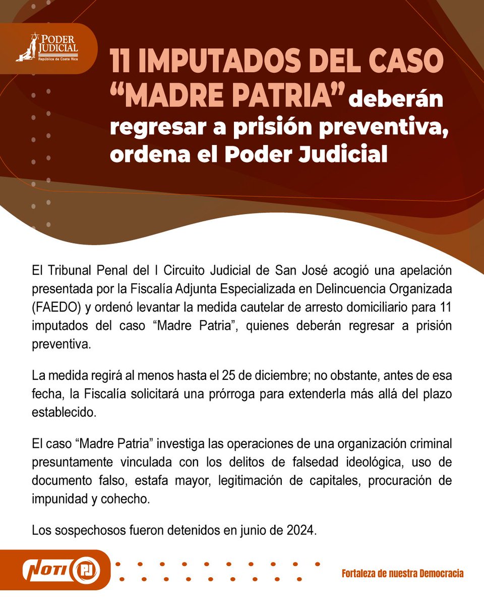 PoderJudicialCR's tweet image. 