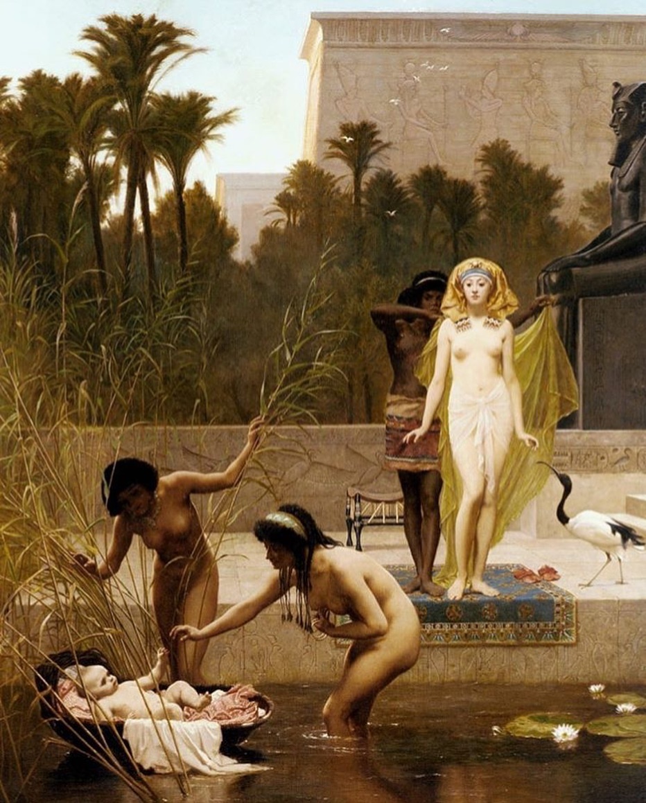 artenpedia's tweet image. “The Finding of Moses” - 1885 by Frederick Goodall.