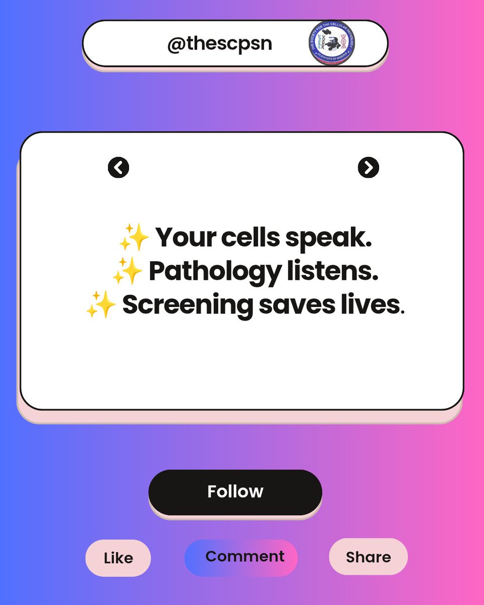 thescpsn's tweet photo. Follow us @thescpsn on all platforms to learn more!!!
#FunFactFriday #CellularPathology #HPVawareness #CervicalScreening #WomenHealth #MedicalLaboratoryScience #MedLab #EarlyDetectionSavesLives #HealthEducation #CancerPrevention #PapSmear #HPVPrevention #PublicHealthAwareness https://t.co/rXxjizb6sJ