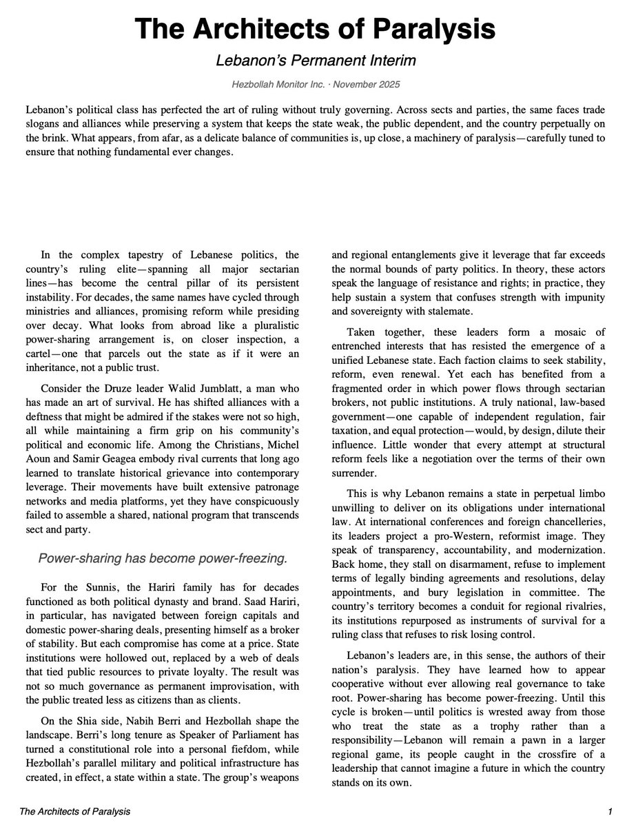 Hezbollah Monitor Inc.™ tweet media