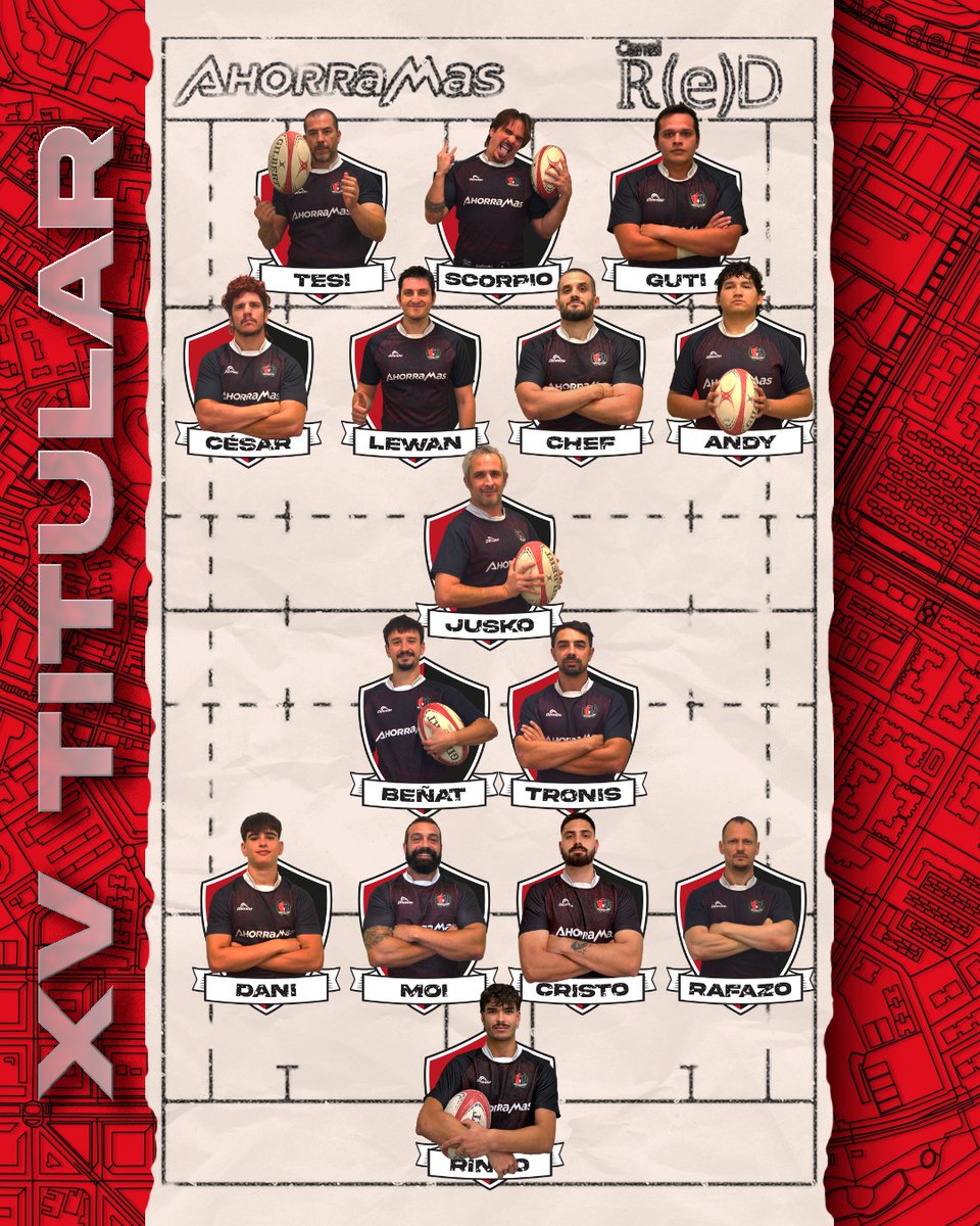 VallecasRU's tweet photo. 🏉 Convocatoria Masculino Negro 🖤
💥 Nuestro Sénior Masculino Negro está listo para enfrentarse mañana, SÁBADO, contra @MadridBarbarian
🏟️ Puerta de Hierro 🕐 12:00
¡Vamos a por la victoria en esta nueva jornada de liga! 💣
#123Vallecas #OrgulloDeBarrio #VRUtal https://t.co/cDZTCrlDSs