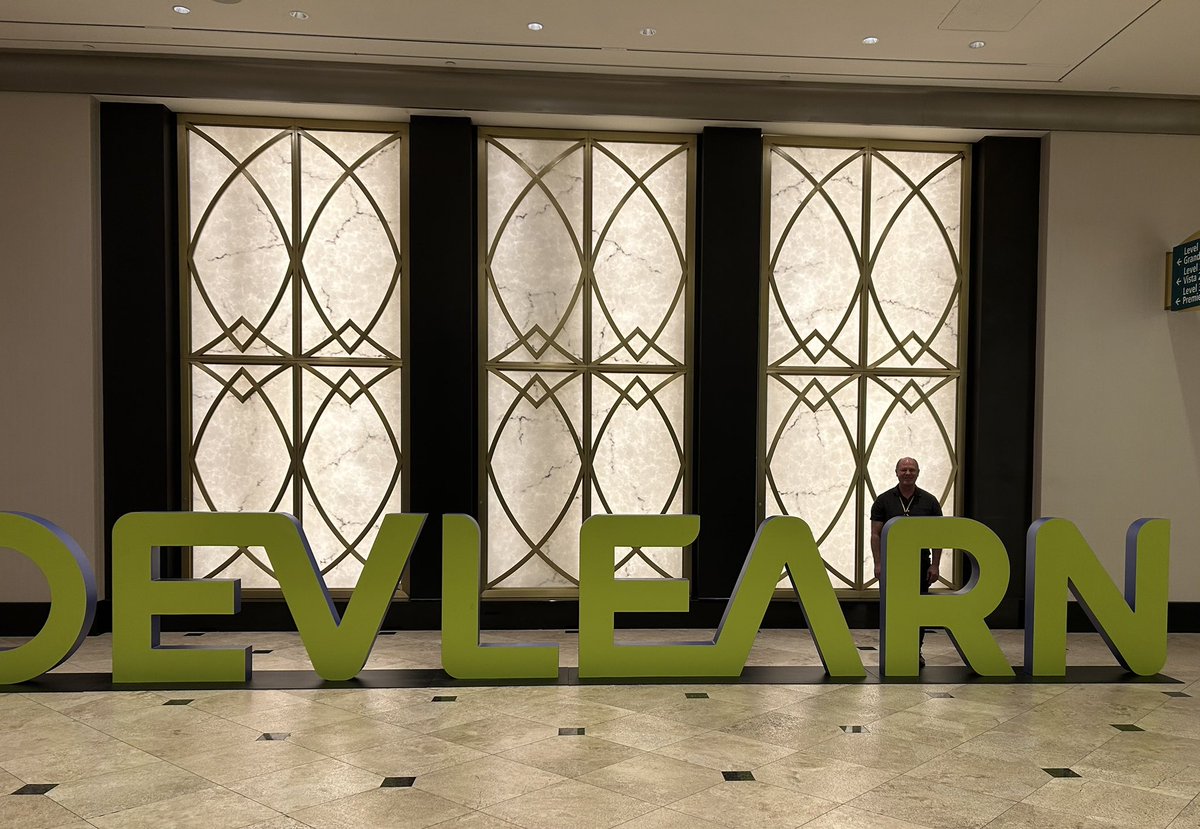 Vaughan_Oleary's tweet image. Today I had the opportunity to present at DevLearn in Las Vegas! It was a very interactive session, and am happy to helped inspire others in their training solutions.

I made some great connections and take away some food for thought as well.

#DevLearn #Gamification