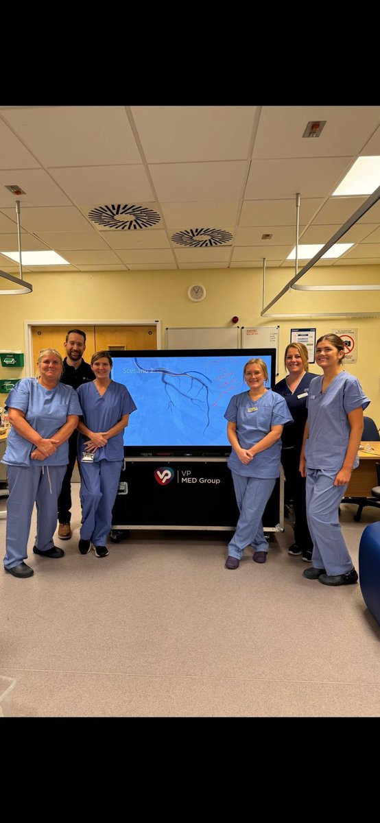 cathlab_hm's tweet photo. Thanks Lee and Sam from VP for a great couple of days of supported education in the cath lab, great sessions. Also to Dr Carrick for the complications talk https://t.co/QYcugnDYhs