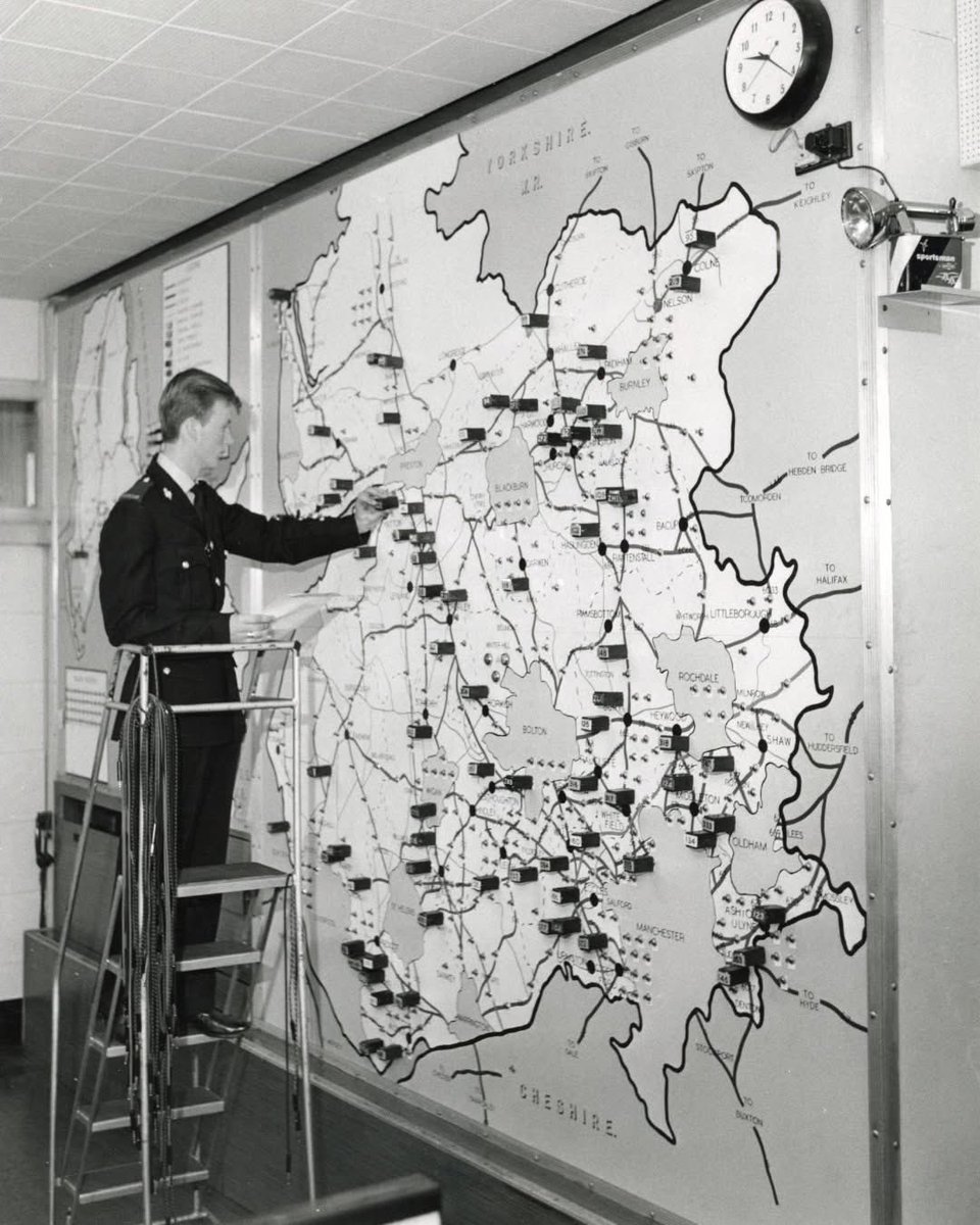 ‘ A police officer from Lancashire is currently under investigation by the IOPC as in 1961 he put a pin on a board showing the location of a police vehicle but the pin was in the wrong spot 3 miles out .  The officer who passed away in 1992 will face misconduct proceedings once