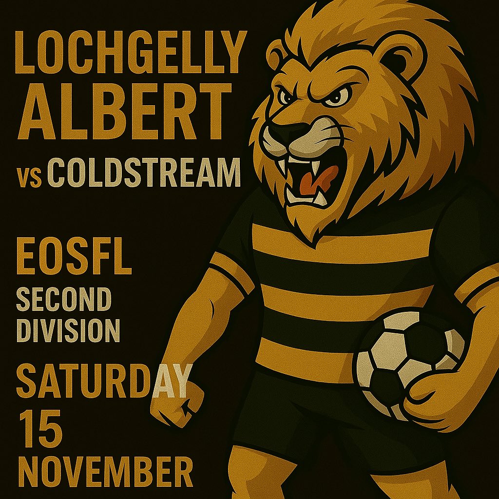 Tomorrow the Albert are back on the road as we visit Coldstream. The bus leaves Purvis Park at 11.00 🟡⚫️

#BackTheBerts