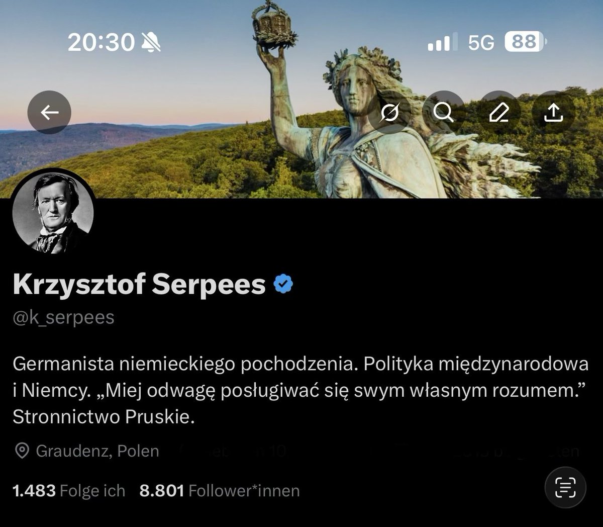 Stronnictwo Pruskie osiągnęło okrągłą, magiczną liczbę 8800 obserwujących.

Jak zwykle przy takiej okazji wszystkim dziękuję za obecność i życzę dobrego weekendu! :)