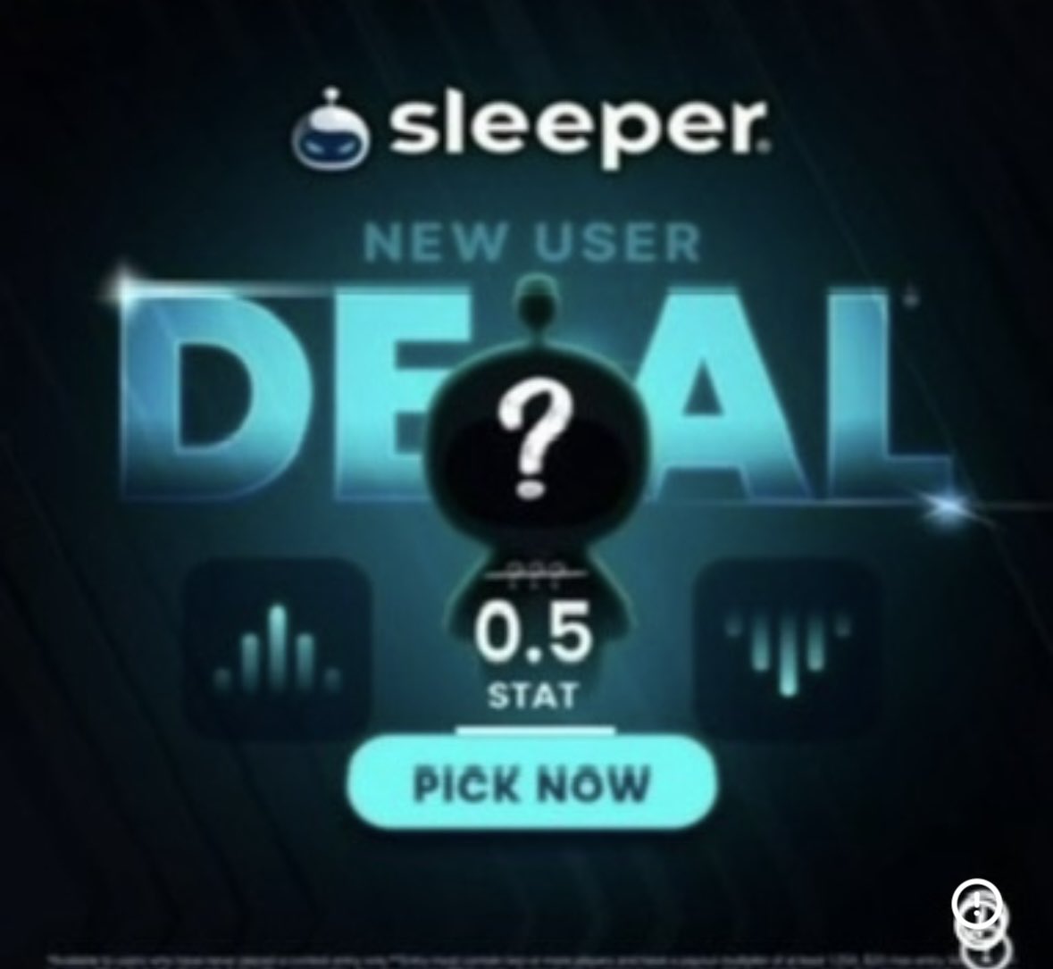 Sleeper has a HUGE Promo Today for New Users‼️

A FREE Mystery Square For New Users🔥

100% match on your first deposit🤑

CODE FF23 on Sleeper🔥⬇️
Sleeper.com/promo/FF23

#gamblingtwitter #gamblingx