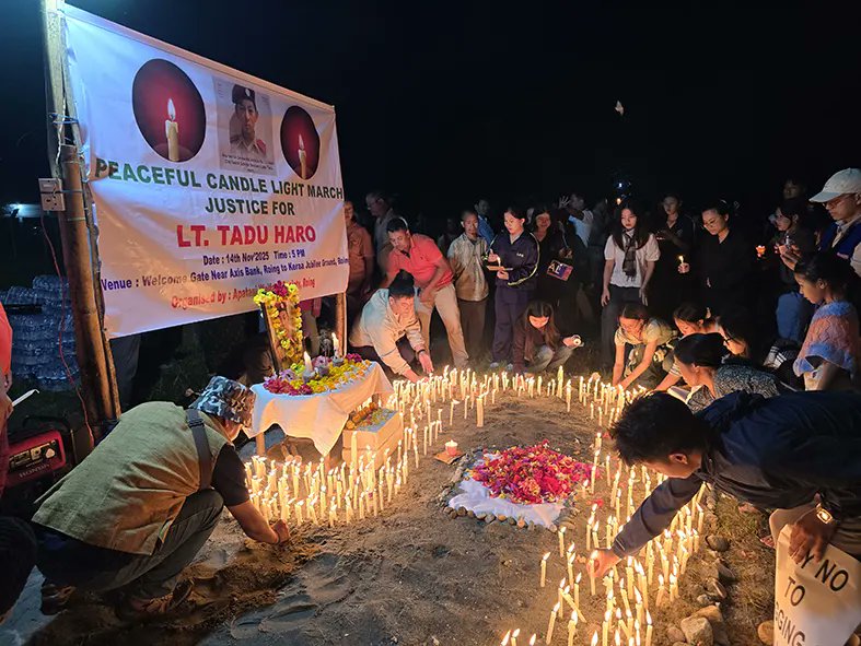 arunachaltimes_'s tweet photo. (AWS candlelight march for Tadu Haro, APSCPCR assures of transparent probe)
#TaduHaro #APSCPCR #TaduHaro #candlelightmarch https://t.co/BBN3i2av9B