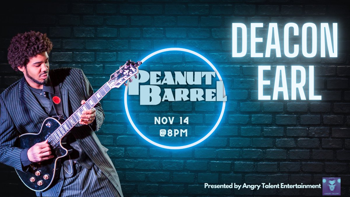 Deacon Earl performs tonight at 8pm. No cover!