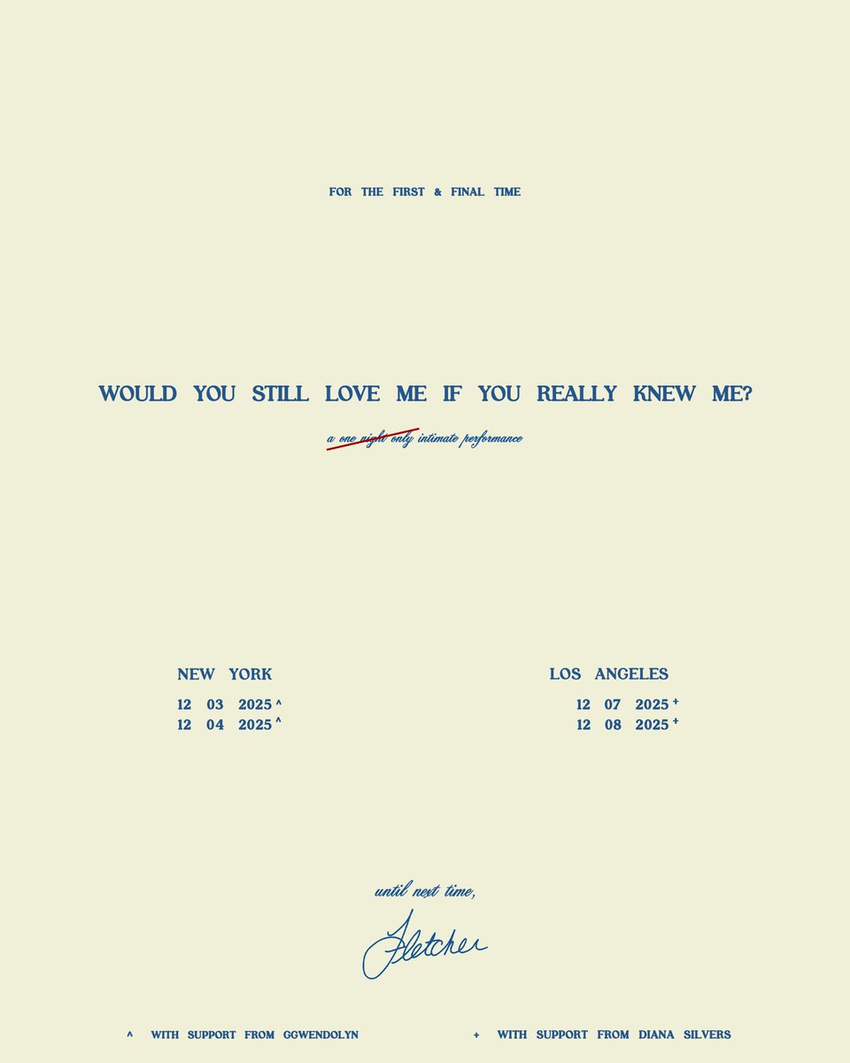 FLETCHER tweet media