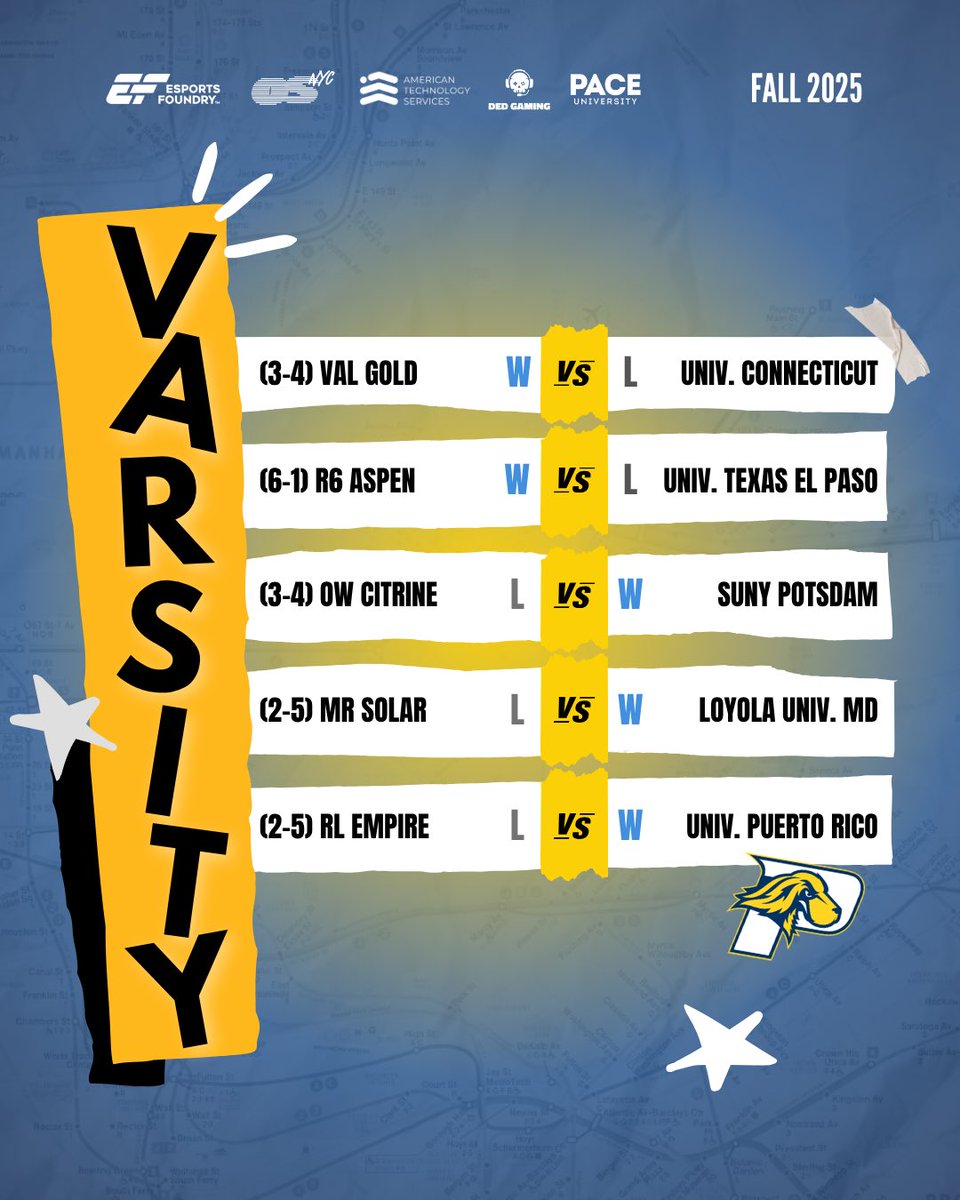 PaceUEsports's tweet image. Missed us? 👀

Our fall 2025 regular season recap is here! 

Check out how our teams did below ⬇️🔥

#SetThePace #gosetters💙💛