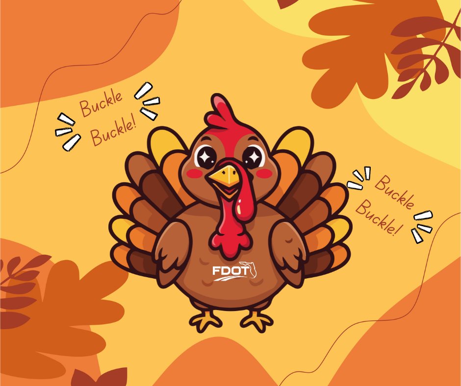 MyFDOT's tweet image. This holiday season, always remember to BUCKLE UP every trip, every time!
