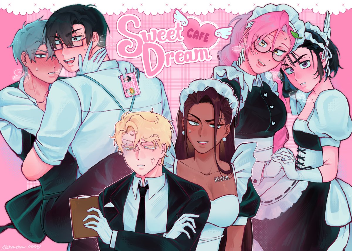 chewchew_MUMU's tweet image. welcome, sweet dream cafe ! #ALNST #에이스테