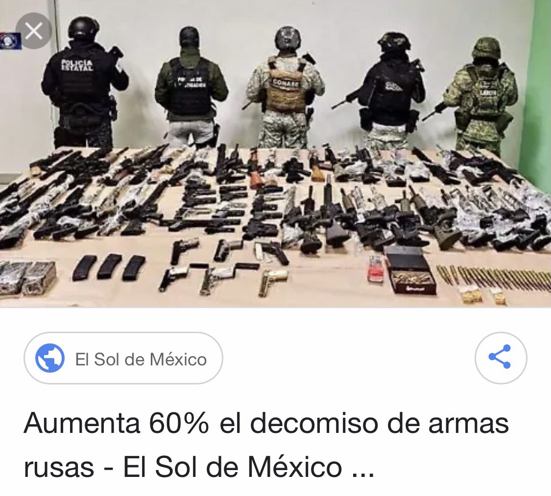 CrisMoq's tweet photo. @lou_amezcua @AlertaNews24 Ni aún que las fábricas de Estados Unidos dejaran de fabricar armas habría un cambio te recuerdo que el negocio de las armas es muy grande y no solo Estados Unidos las fabrica el arma que más se mira es la ak47 y es la Unión Soviética jajajaja https://t.co/uO8WunETbh