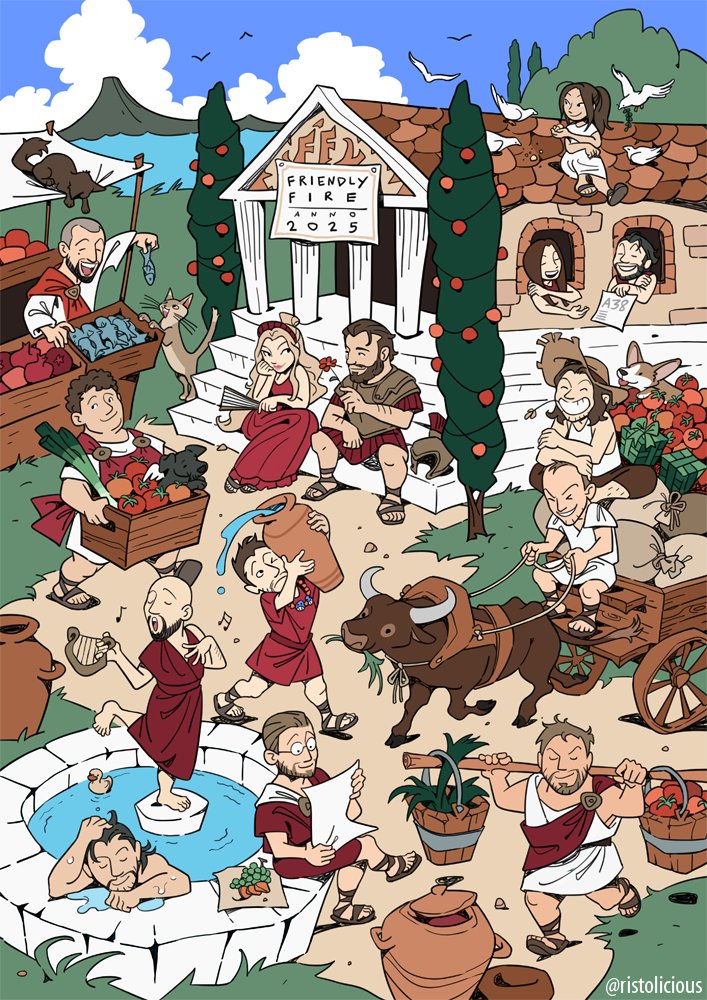 Risto_Licious's tweet photo. Friendly Fire 11 x Anno 117: Pax Romana 🏛️🎄🎀
Spendenevent: 06. Dezember 2025
Schokikalender: https://t.co/UiykAeS8lT

@friendlyfireexe https://t.co/YAZ3qef27v