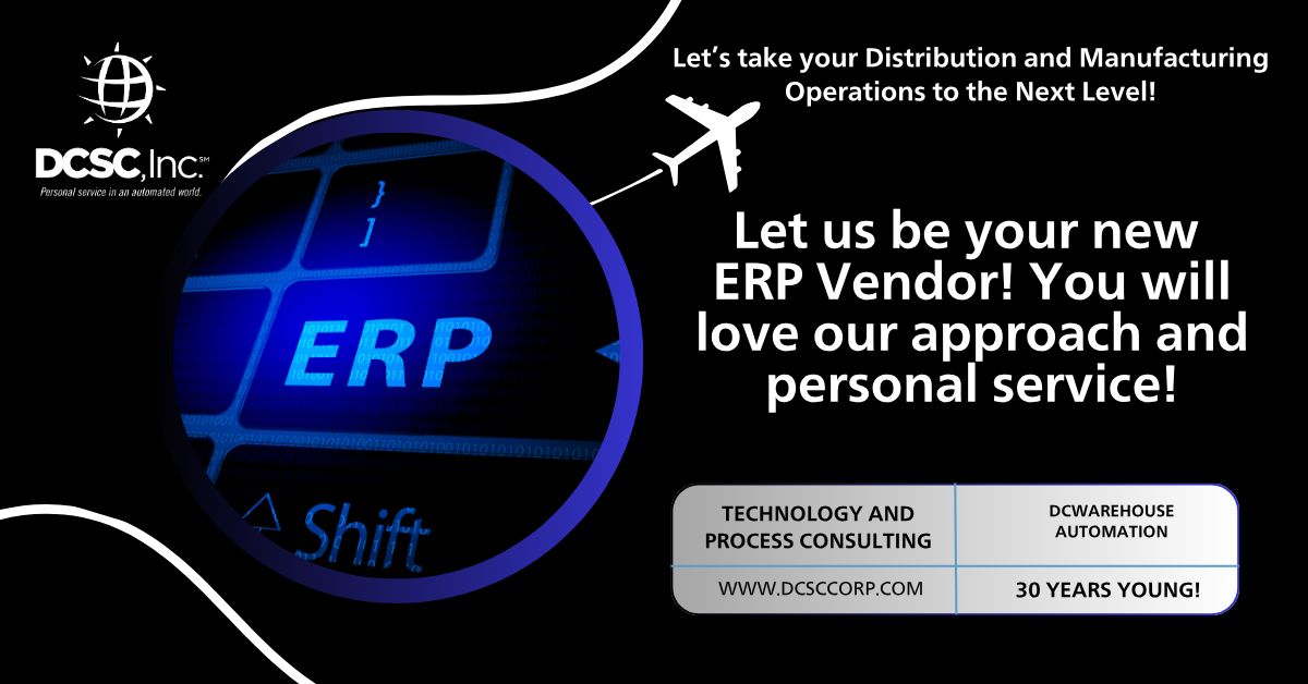 DCSCInc's tweet image. 🤩 Do you know a North American #manufacturer or #distributor looking for the best #ERP solution and a partner they can truly count on? Please let them know about our team. We take business very personally, and that&apos;s a great thing! buff.ly/8rF926m