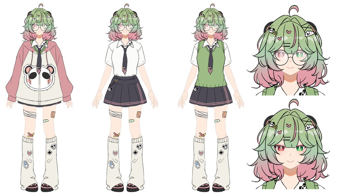 aradechu's tweet image. 【ARA UNIFORM DESIGN】

I swear to god, i didn't mean to touch again this model 🙏
But idk why it turns so cute even tho i design this for only one day. well, i think i will use this design often from now on 🥺💚

#artdechu