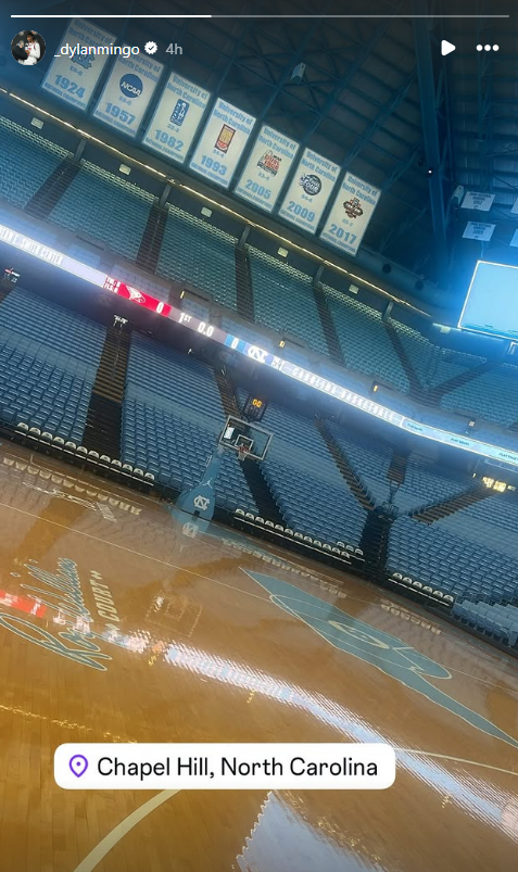TarHeelTimes's tweet photo. 5-star guard Dylan Mingo has arrived in Chapel Hill for his official visit. https://t.co/WvqVO09ntM