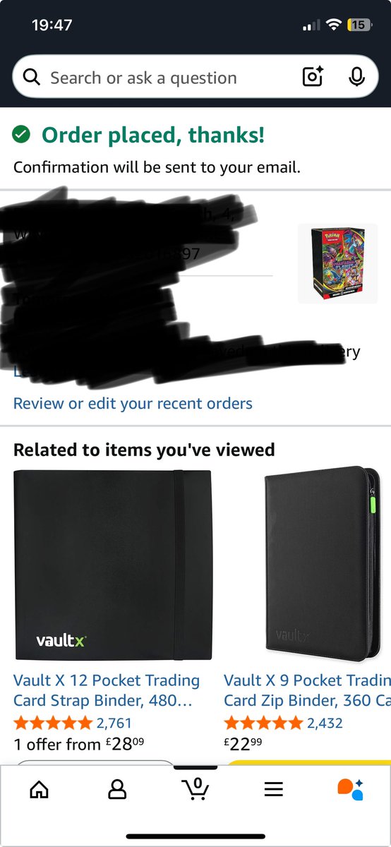 BrAnDaN_Smith's tweet photo. @pokemondealsuk Secured! had to keep checking out as wouldn’t let me do it but finally got it after 5 attempts https://t.co/Z0G1MKw9nf