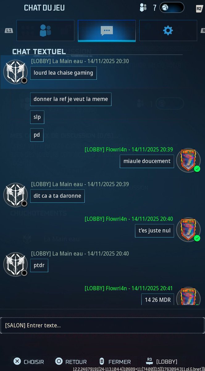 Culotté de parler de chaise gaming a un paraplégique supplément Pword