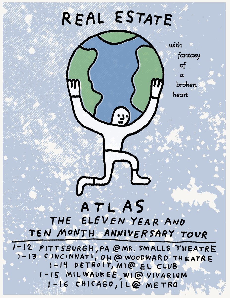 Real Estate, band tweet media