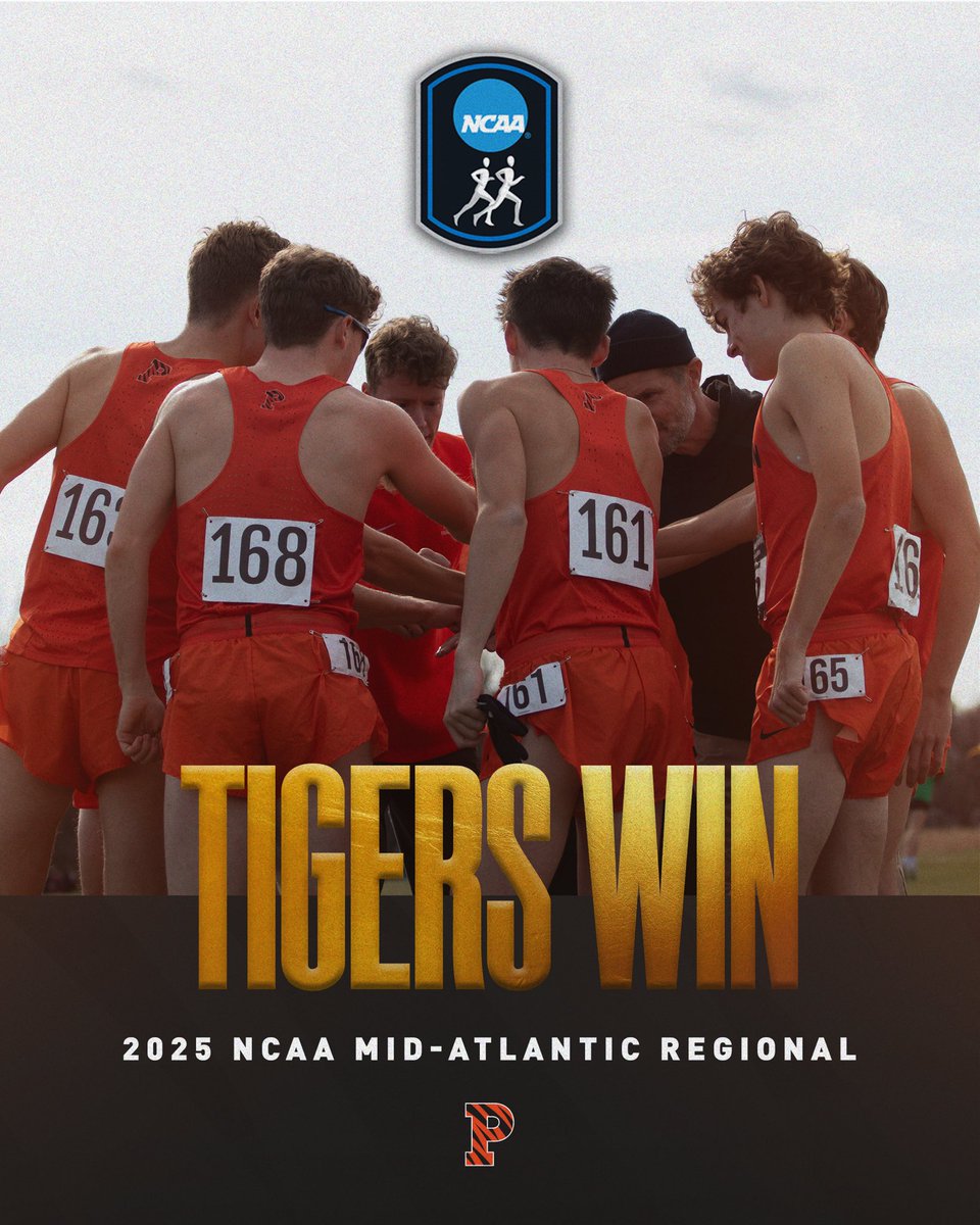 FIRST PLACE TIGS🥇

With a team score of 45, the Tigers finish first at NCAA Regionals and punch their ticket to the NCAA Championships!

#PrincetonXC #GoTigers