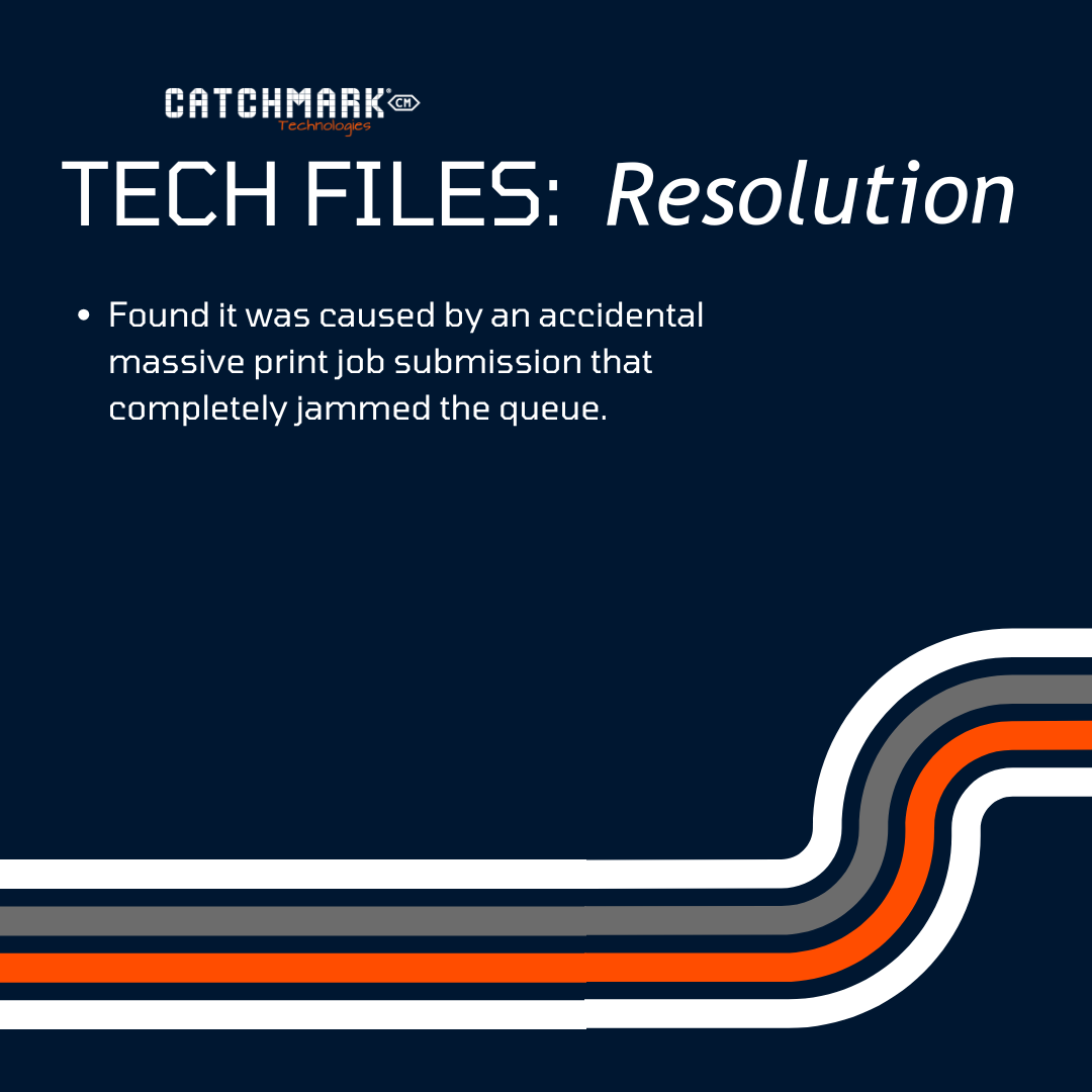 CatchMarkIT's tweet photo. Tech Files: The Resolution
Mystery solved! 

#CatchMarkTech #TechFiles #ITSupport #ProblemSolved #WeHelpPeopleSolveProblems #TechTips https://t.co/GKj9iMSHWT