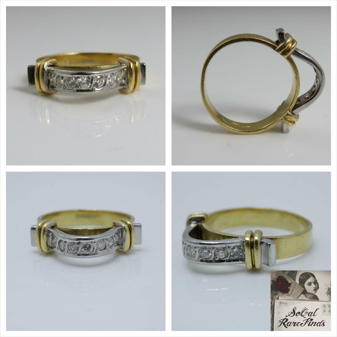 FindsSo's tweet image. Smart Buys! Vintage 18K Gold Diamond Wedding Band Size 8 starting from $699.00 at etsy.com/listing/188819… See more. 🤓 #AnniversaryRing #StackingRing