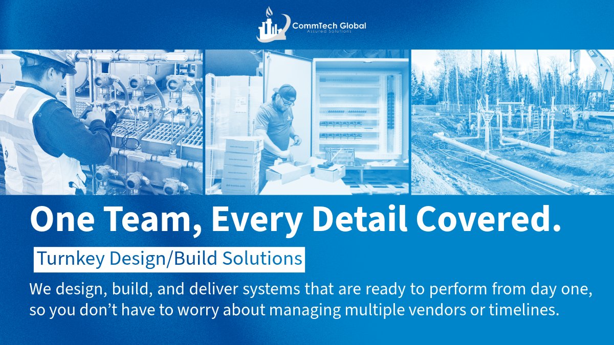 commtechglobal's tweet image. From design to startup,  CommTech Global delivers seamless turnkey support across engineering, control systems, fabrication, and commissioning. Every phase connected, every detail covered.

#Turnkey #Design #Custom #ControlsEngineering #Commissioning #CommTechGlobal