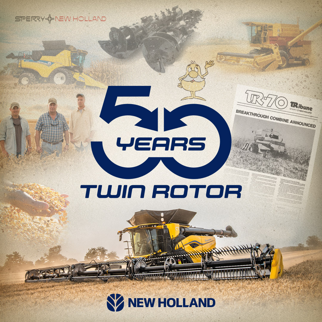 Prairieimpl's tweet image. A half-century later, people are still talking about Twin Rotor innovation, not to mention all the world harvesting records. Join us as we celebrate another #TwinRotor milestone in harvesting excellence. prairieimplement.net