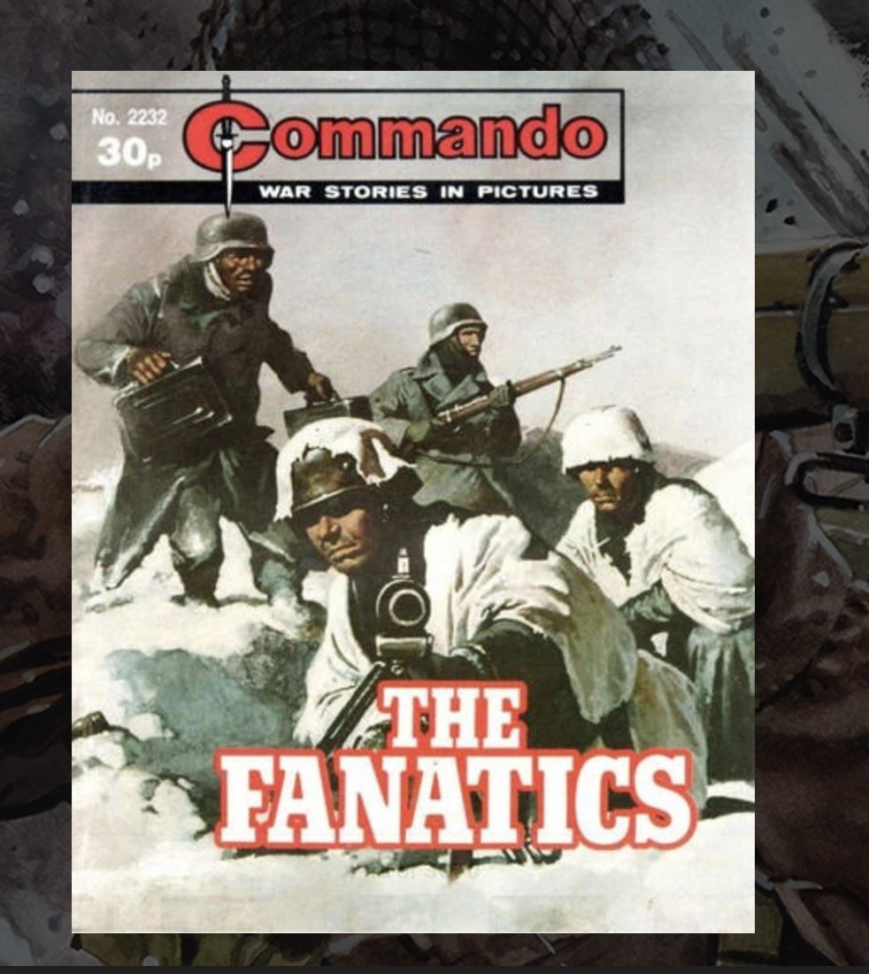 CommandoComic's tweet image. Flashback Friday! 

Here’s what was on sale 37 years ago in 1988: No. 2232 ‘THE FANATICS’! 

Have you got any flashback issues you’d like to see? Let me know! – QM