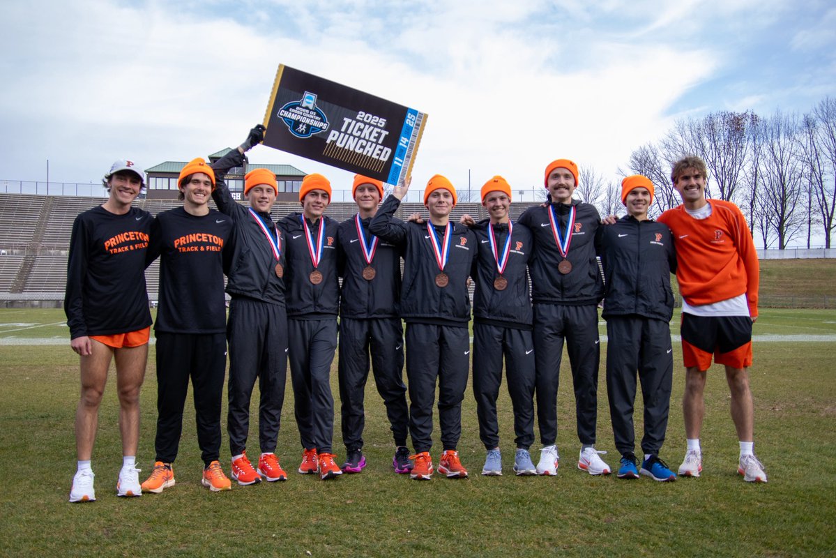 A TICKET-PUNCH FOR THE TIGERS 🎟️🐅

With a first-place finish at NCAA regionals, the Tigers punch their ticket to the NCAA Championships in Missouri! 🏆

#PrincetonXC #GoTigers