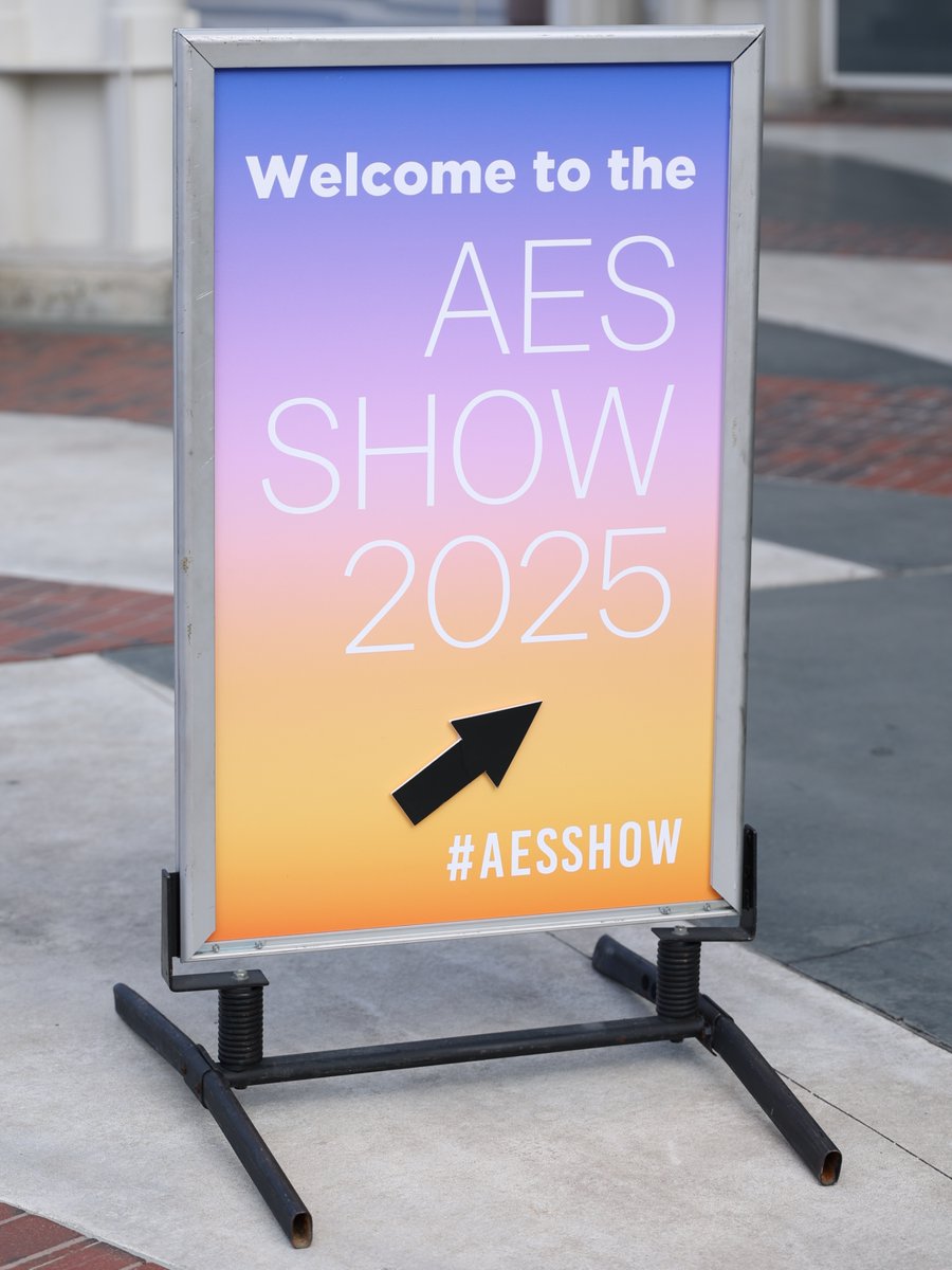 AESorg's tweet image. Official photos from the AES Show 2025 - Long Beach Convention are now online!

Check out the full collection here:
bit.ly/4oGIBLT

#AESorg #AESShow #AudioEngineering #ProAudio #AudioStudents